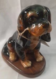 Metzler Bro Joy To The World Collection Black & Tan Spaniel figurine. - Picture 1 of 7