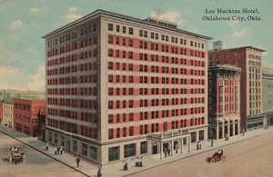 Postal Lee Huckins Hotel Oklahoma City OK - Imagen 1 de 2