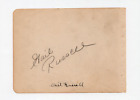 RARE VINTAGE: "THE UNINVITED ":  ACTRESS: GAIL RUSSELL  SIGNED 4 X 6 ALBUM PAGE