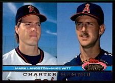 1991 Stadium Club Charter Member Mark Langston/Mike Witt #NNO