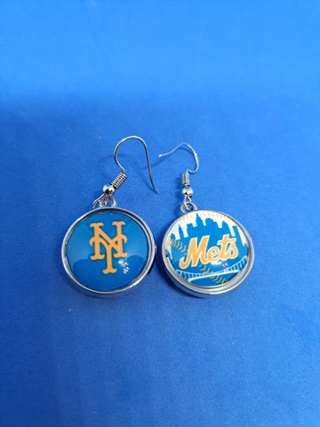 MLB New York Mets baseball sports dangle earrings baseball gift Cover
