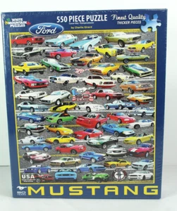 White Mountain 50 Years Of Ford Mustang 550 Piece Puzzle New Sealed USA Made - Picture 1 of 5