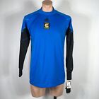 Vintage Adidas Shirt sz S Blue Black Long Sleeve Soccer Coerver Coaching Shirt