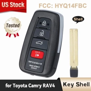 for Toyota Camry 2018-2019 RAV4 2020 Keyless Remote Key Shell Case Fob HYQ14FBC - Picture 1 of 5