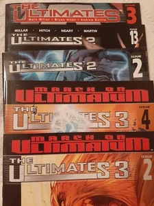 Ultimates 3 2, 4 Ultimates 2 2,13 Ultimates 3 5 comic lot. VF/NM - Picture 1 of 3