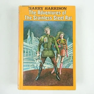 The Adventures of the Stainless Steel Rat by Harry Harrison HC/DJ 1972 I24 - Picture 1 of 8