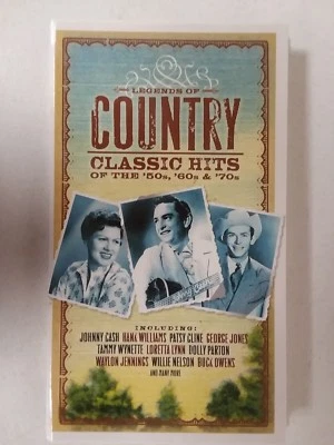 Legends of Country : Classic Hits of the 50's, 60's and 70's [3 CD BOX SET] + Bo - Image 1 of 2