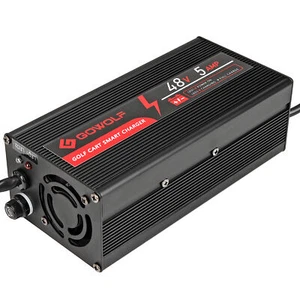 48v 48Volt Golf Cart Battery Charger full 5 amps For EzGo txt ClubCar Yamaha - Picture 1 of 7