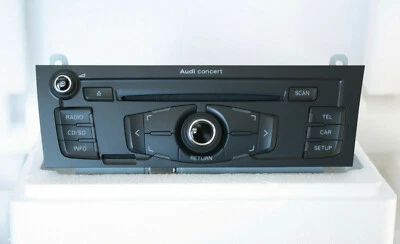 AUDI A4 A5 Auto Radio Concert CD Autoradio RHD 8T2057186AX DAB Digitalradio - Bild 1 von 4