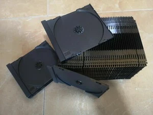 25 BANDEJAS NEGRAS PARA CAJAS DE CDS - NUEVAS - Photo 1/2