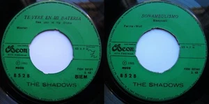 THE SHADOWS SEE YOU IN MY DRUMS/SLEEPWALK 1965 MEGARARE & UNIQUE CHILEAN 1ST PRS - Picture 1 of 11