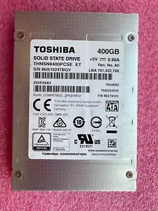 Toshiba 400GB Solid State Drive SSD THNSN8400PCSE 2.5" SATA - Picture 1 of 3