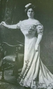 1907 Vintage Magazine Illustration Actress / Singer Connie Ediss - Picture 1 of 2