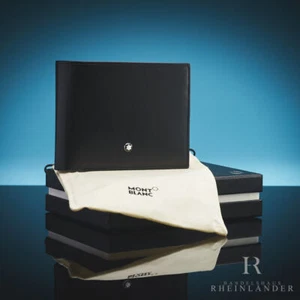 Montblanc  Leather Goods Meisterstück Portmonnaie 10 CC Coin Case Black 5524 OVP - Picture 1 of 5