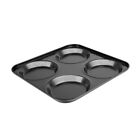 Vogue Carbon Steel Non-Stick Yorkshire Pudding Tray 4 Cup - GD012