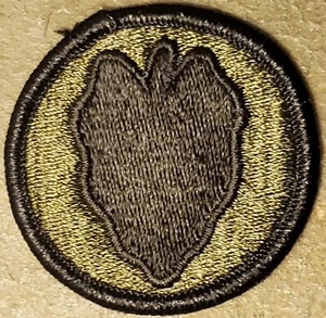 US ARMY 24th INFANTRY DIVISION SUBDUED PATCH UNIFORM MILITARY ORIG USGI NOS VTG  - Picture 1 of 2