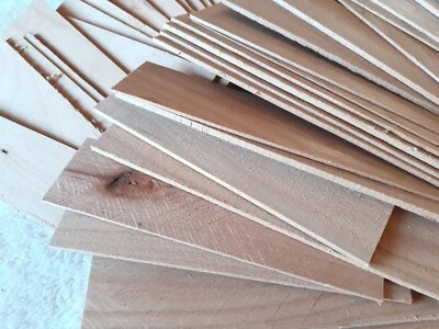 dünne Buche-Holz-Brettchen Mini-Brett Basteln Modellbau Heimwerken Deko - Bild 1 von 4