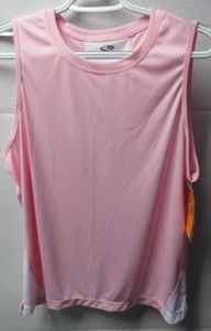 Champion XL Pink Sleeveless Athletic Top Pullover Duo Dry Lite Ventilation UV - Picture 1 of 7