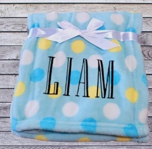 Toalla con capucha personalizada/con monograma azul para perro 30x30 - - Imagen 1 de 4