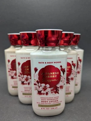 Набор из 6 лосьонов для тела Bath and Body Works JAPANESE CHERRY BLOSSOM 8 унций - Изображение 1 из 4