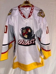 Iron Range Blast AAA Hockey Jersey Men’s M NWOT NEW White #10 Minnesota - Picture 1 of 5