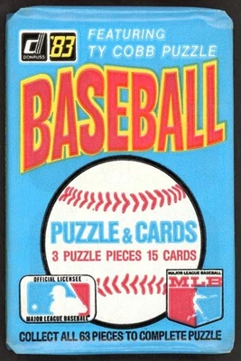 1983 Donruss Baseball Sealed Wax Pack - Ryne Sandberg, Tony Gwynn, Boggs RC?? - Image 1 of 2