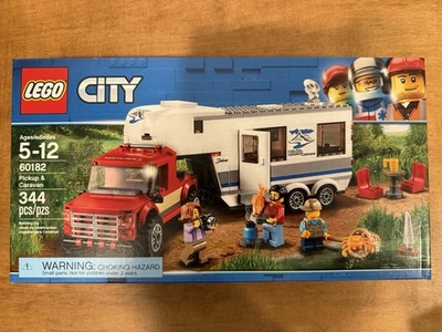 LEGO CITY Pickup & Caravan 60182 Camping Trailer 5th Wheel New Sealed RETIRED - Image 1 of 4