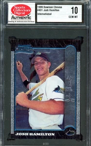 1999 Bowman Chrome - Josh Hamilton #431 (RC) SCD Authentic - Picture 1 of 2