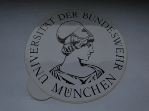Aufkleber  Bundeswehr  Universität der Bundeswehr München ca 10  cm - Bild 1 von 1