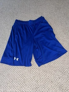Under Armour Youth L Blue Shorts - Picture 1 of 3