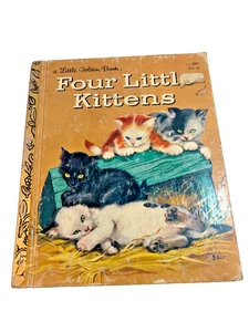 Vintage Four Little Kittens Little Golden Book 302-42 Kathleen Daly 1982 - Picture 1 of 6