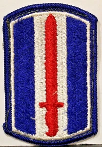 Insignia parche de la 193ª Brigada de Infantería del Ejército de los Estados Unidos a todo color - Imagen 1 de 1