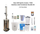 New Still Spirits Create+ T500 SS condenser Distillery  -35L Turbo Boiler ki