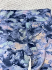 Athleta Girl High Rise Printed Chit Chat Tight Legging Size Medium 8-10 Tie Dye - Picture 1 of 3