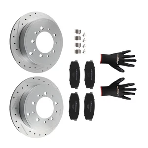 345mm Rear Brake Rotors&Ceramic Pads Kit for Lexus LX570 2008-21 S-31483 P-1304 - Picture 1 of 12
