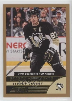 2013-14 Score Season Highlights Gold Sidney Crosby #589 - Image 1 of 2