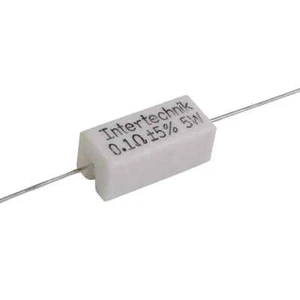 2 Piece Intertechnik Wirewound Resistors Ceramics 600V 5 W 100.0 Ohm 270080-0039 - Afbeelding 1 van 3