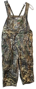 REALTREE Young Buck BIB OVERALLS 20" Waist By 12" Inseam 31" Total Length (Me) - Picture 1 of 7