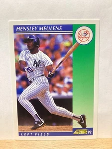 Score 1992 Baseball Card: Hensley Meulens, New York Yankees - Card #89 - Picture 1 of 2