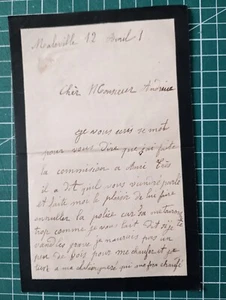 AZ113 1924 courrier Rosalie Gibergues à Mr Andrieu notaire Villefranche Rouergue - Picture 1 of 3