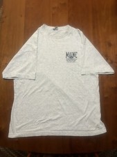 VTG 90s MAINE BLACK BEARS 1999 NCAA HOCKEY CHAMPS FROZEN 4 t-shirt COLLEGE XL