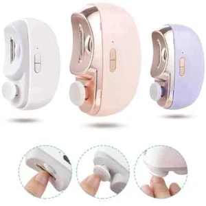 2-in-1 Electric Nail Clipper:Splash-Free Trimmer for Baby&Thick Toe/Finger Nails - Picture 1 of 21