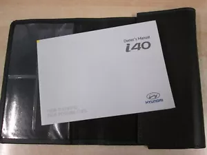GENUINE HYUNDAI I40 OWNERS MANUAL HANDBOOK AUDIO MULTIMEDIA 2011-2017 BOOK - Picture 1 of 1