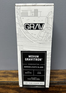 GRAV Medium Gravitron Glass Gravity Water Bong Pipe NEW Version 2.0