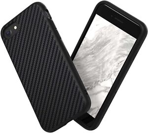 RhinoShield Case Compatible with iPhone 7 and 8 Carbon Fiber finish + screen pro