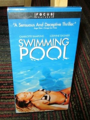 SWIMMING POOL VHS VIDEO MOVIE, CHARLOTTE RAMPLING, LUDIVINE SAGNIER, GUC - Image 1 of 2