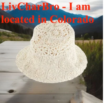 Gravatas Phluid Project gênero neutro tamanho grande crochê forrado boho malha balde chapéu - Imagem 1 de 4