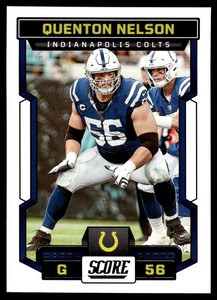 2023 Score Football Quenton Nelson Indianapolis Colts #10