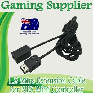 1.8m Controller Extension Cable Cord Lead For Nintendo Wii NES/SNES Classic Mini - Picture 1 of 8