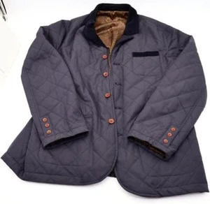 Chaqueta Abrigo Williams & Kent Para Hombre Acolchada Azul Marino Abotonada Talla XL - Imagen 1 de 13